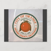 oranje graafschap ca, VS Briefkaart (Voorkant)