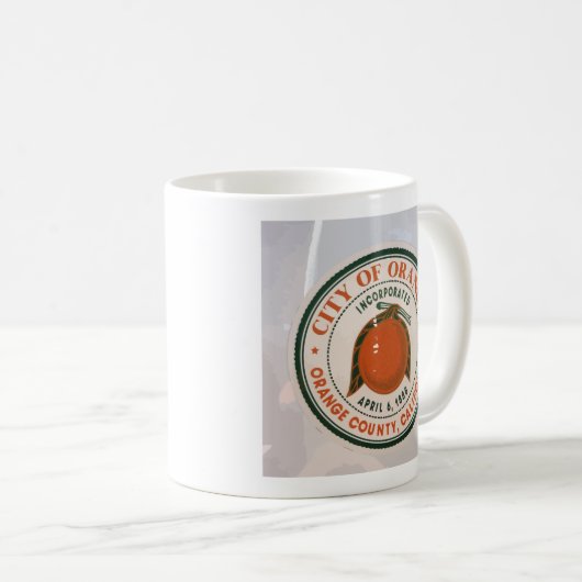 oranje graafschap ca, VS Koffiemok (Voorkant rechts)