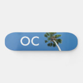 Oranje graafschap OC Palm Tree Skateboard Decart (Horizontaal)