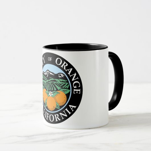 Oranje graafzegel mok (Voorkant rechts)