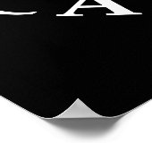 Oranje graafzegel poster (Hoek)