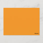 Oranje Gradiënt Briefkaart Minimalistische Abstrac (Achterkant)