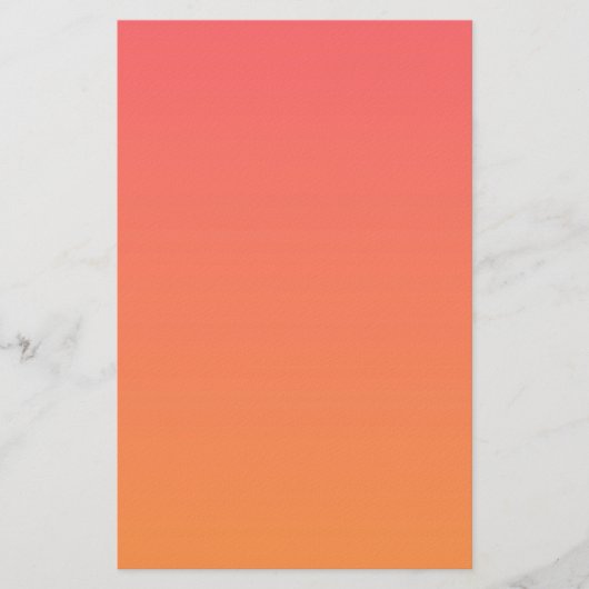 Oranje Gradiënt Briefpapier (Voorkant)