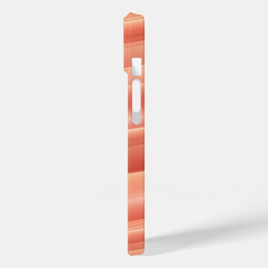 Oranje gradiënt dynamische lijnen Elegant Naam Case-Mate iPhone Case (Achterkant / Links)