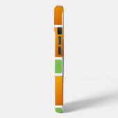 Oranje Gradiënt Vierkanten  Case-Mate iPhone Case (Achterkant / Links)