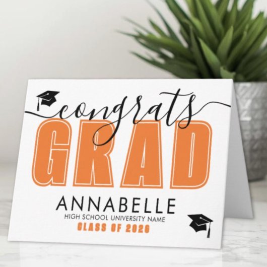 Oranje Graduatie Kaart