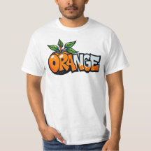 oranje, graffiti, vrucht, street art, urban