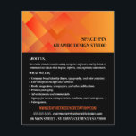 Oranje grafisch, grafisch ontwerper Adverteren Flyer<br><div class="desc">De Oranje Grafische,  Grafische Ontwerper Adverteren brochures door de opslag van het Visitekaartje.</div>