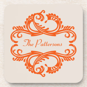 Oranje grafisch Onderzetter instellen