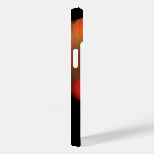 ORANJE GRAY QUANTUM BUBBLES ABSTRACT Case-Mate iPhone CASE (Achterkant / Rechts)