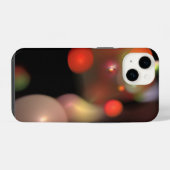 ORANJE GRAY QUANTUM BUBBLES ABSTRACT iPhone HOESJE (Achterkant horizontaal)