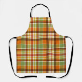 ORANJE GREEN GOLD PLAID PATROON SCHORT (Voorkant)
