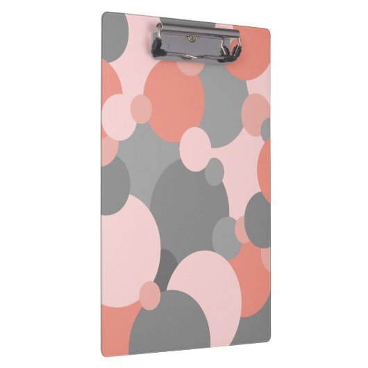 Oranje-grijs moleculen Klembord (Rechts)