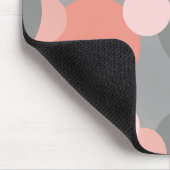 Oranje-grijs Moleculen Muismat (Hoek)