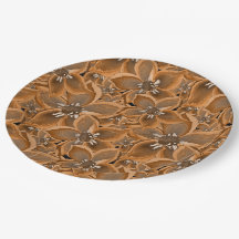 Oranje, grijze waterverf bloemen.