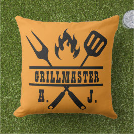 Oranje Grillmaster Utensil Buitenkussen