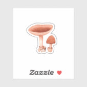 Oranje Grisette (Amanita crocea) Sticker (Vel)