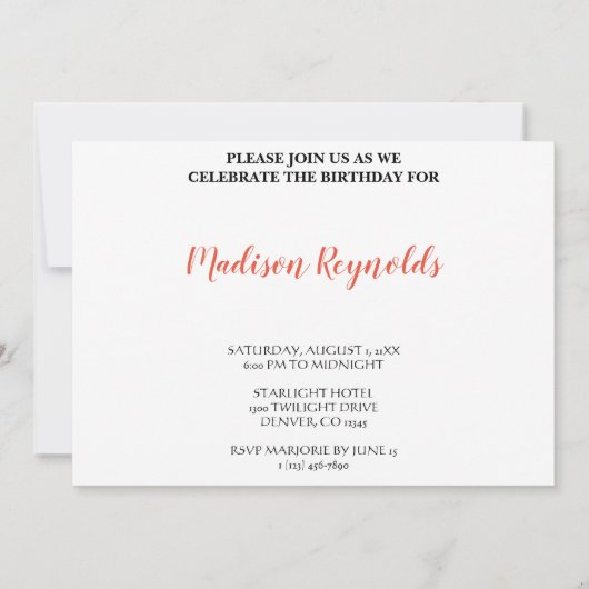 Oranje Groen Blauw Brugge Kanaaluitnodiging Kaart (Achterkant)