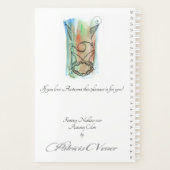 Oranje Groen Blauw Ketting Fantasy Planner (Achterkant)