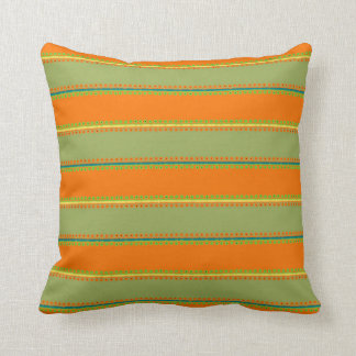 Oranje groen decoratief modern dun lumbar Pillow Kussen