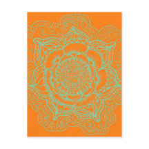 Oranje Groen Mandala