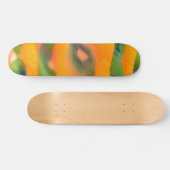 Oranje groen skateboard (Horizontaal)