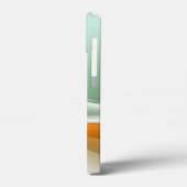 Oranje groene Abstracte golf Case-Mate iPhone Case (Achterkant / Links)