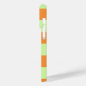 Oranje groene citrus geruite ginghpatroon Case-Mate iPhone case (Achterkant / Links)