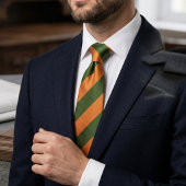 Oranje Groene Combinatie Stropdas