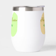 Oranje groene eicel Happy Easter Naam toevoegen Si