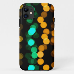 Oranje Groene en Gele Wazige Lichten Case-Mate iPhone Case