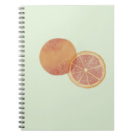 Oranje Groene Esthetische Notitieboek
