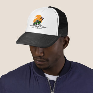 Oranje Groene Grasmaaier Service Trucker Pet