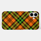 ORANJE & GROENE HALLOWEEN PLAID PATROON Case-Mate iPhone CASE (Achterkant (horizontaal))