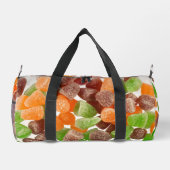 Oranje groene rode gom snoep strooisel suiker Mono Plunjezak (Achterkant)