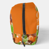 Oranje groene rode gom snoep strooisel suiker Mono Toilettasje (Rechts)