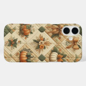 ORANJE GROENE TAN PATCHWORK LOOK HERFST PATRONEN Case-Mate iPhone CASE (Achterkant (horizontaal))