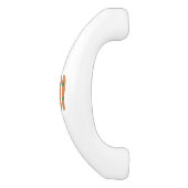 Oranje groene zomerstrand Teenslippers deurknop Keramische Ladegreep (Zijkant)