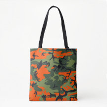 Oranje, groene, zwarte camouflage