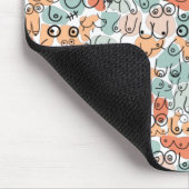 oranje groentje cadeau voor groene vrouw muismat (Hoek)