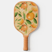 Oranje Groeven warm Pickleball Paddle (Achterkant)