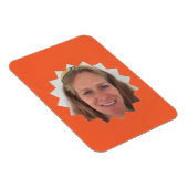 Oranje groot Lijst van de Foto van de Zon Magneet (Rechterzijde)