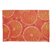 Oranje Groove Pillowcase Kussensloop (Voorkant)