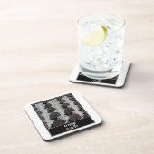 Oranje grove bier onderzetter (Rechterzijde)