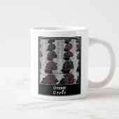 Oranje grove grote koffiekop (Rechts)