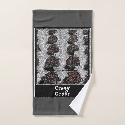Oranje grove handdoek (Handdoek)