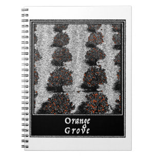 Oranje grove notitieboek