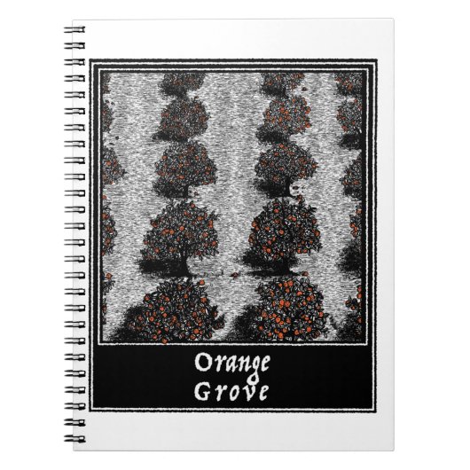 Oranje grove notitieboek (Voorkant)