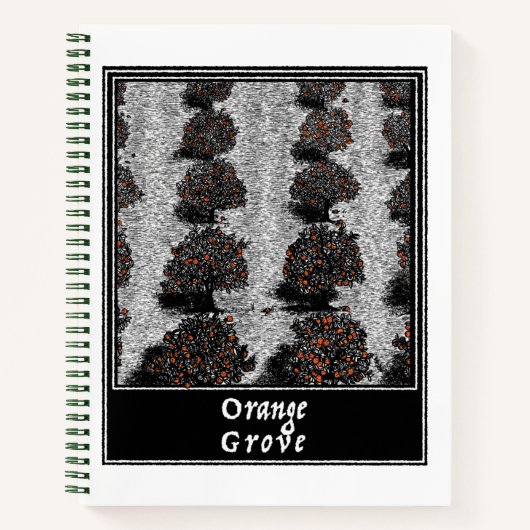 Oranje grove notitieboek (Voorkant)