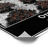 Oranje grove poster (Hoek)